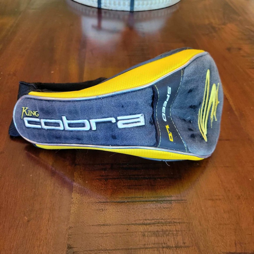 King Cobra Speed LD Driver Headcover Grey Yellow Black Golf Club Cover